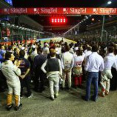 Minuto de silencio por el Profesor Sid Watkins en Singapur