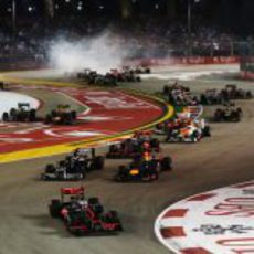 Primeras curvas del GP de Singapur 2012