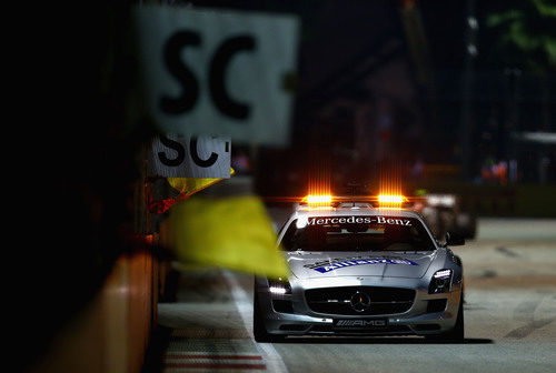 Coche de seguridad en el GP de Singapur 2012