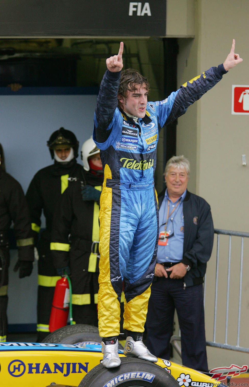 Fernando Alonso consiguió el título en 2005