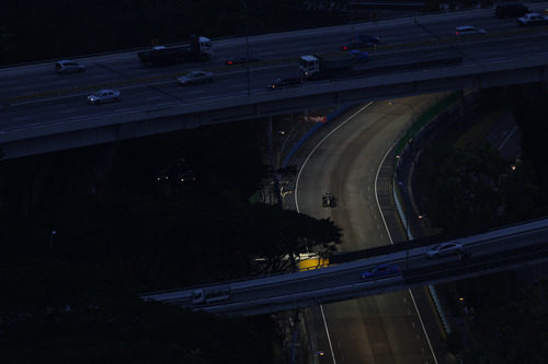 Cruce de caminos en Singapur