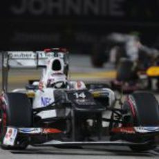 Kamui Kobayashi se quedo sin puntos en Singapur