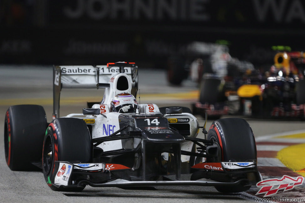 Kamui Kobayashi se quedo sin puntos en Singapur