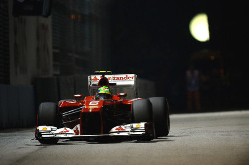 Felipe Massa no pasó a la Q3 en Marina Bay