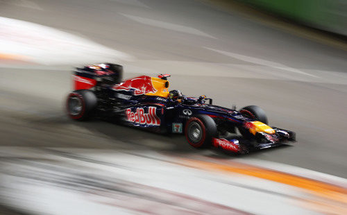 Sebastian Vettel logró la 'pole' en Singapur