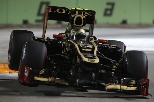 Romain Grosjean se quedó fuera de la Q3 en Singapur