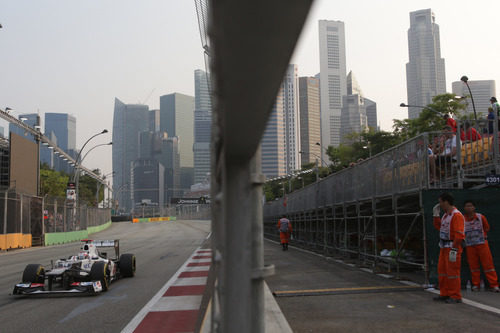 Kamui Kobayashi no pudo pasar a la Q2 en Singapur