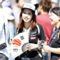 Fans de Lotus en el circuito de Suzuka