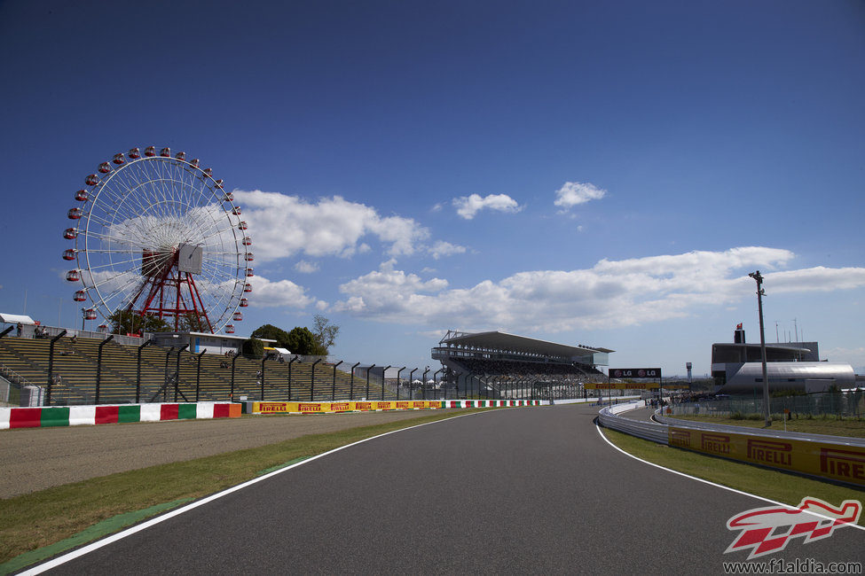 La noria preside el circuito de Suzuka