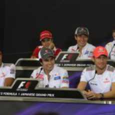 Rueda de prensa de la FIA del jueves en el GP de Japón 2012