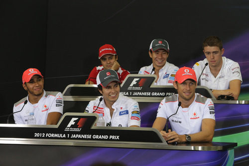Rueda de prensa de la FIA del jueves en el GP de Japón 2012