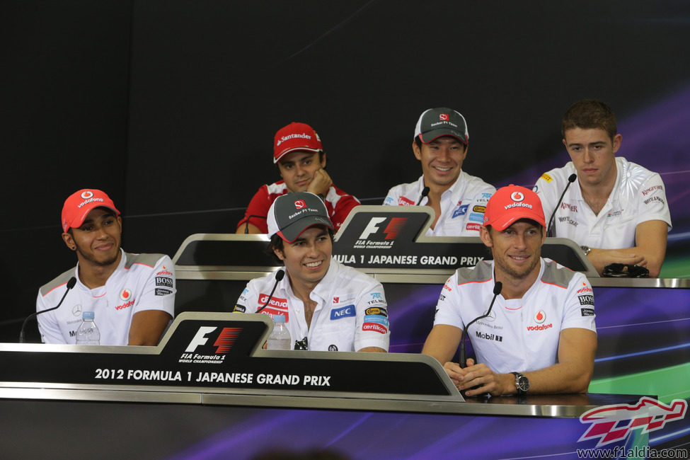 Rueda de prensa de la FIA del jueves en el GP de Japón 2012