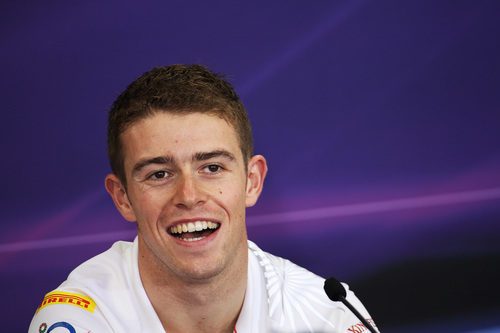 Paul di Resta en la rueda de prensa de la FIA en Japón