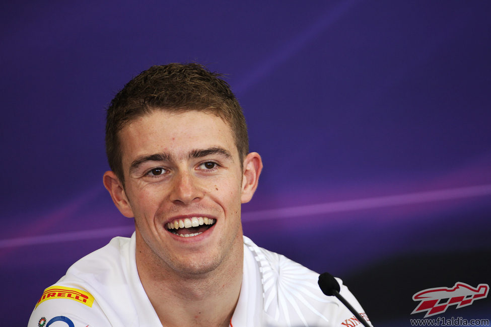 Paul di Resta en la rueda de prensa de la FIA en Japón