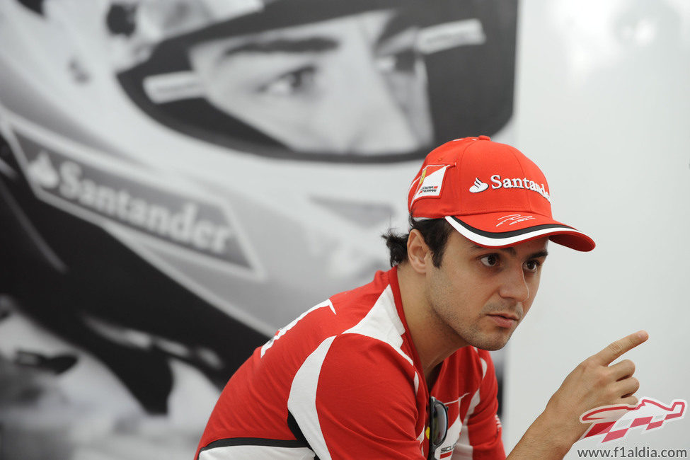 Felipe Massa en el GP de Japón 2012