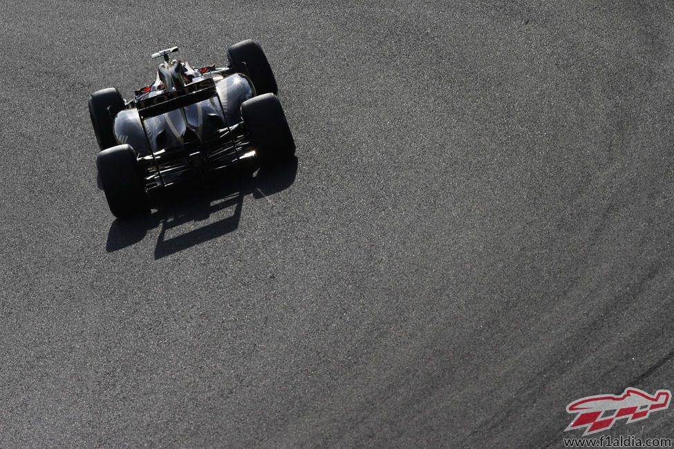 Romain Grosjean en los libres del GP de Japón 2012