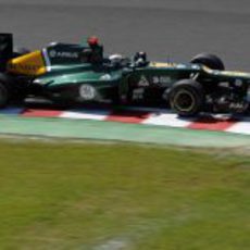 Giedo van der Garde en los libres 1 del GP de Japón 2012