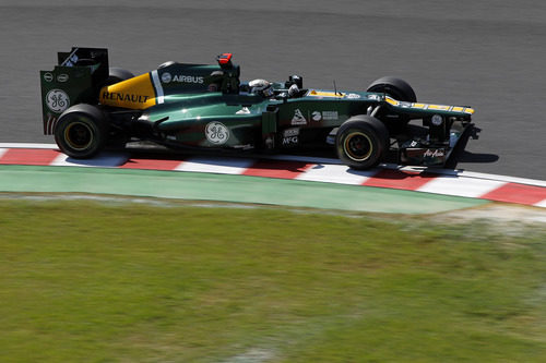 Giedo van der Garde en los libres 1 del GP de Japón 2012