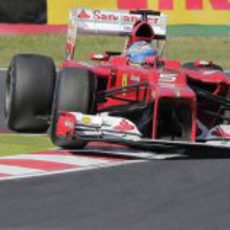 Fernando Alonso en la pista de Suzuka con el F2012