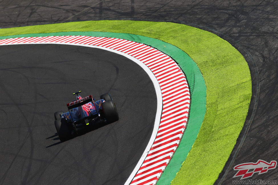 Jean-Eric Vergne rueda en los libres del Gran Premio de Japón