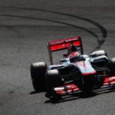 Jenson Button en la clasificación del GP de Japón 2012