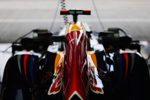 Cubierta motor del Red Bull en Suzuka