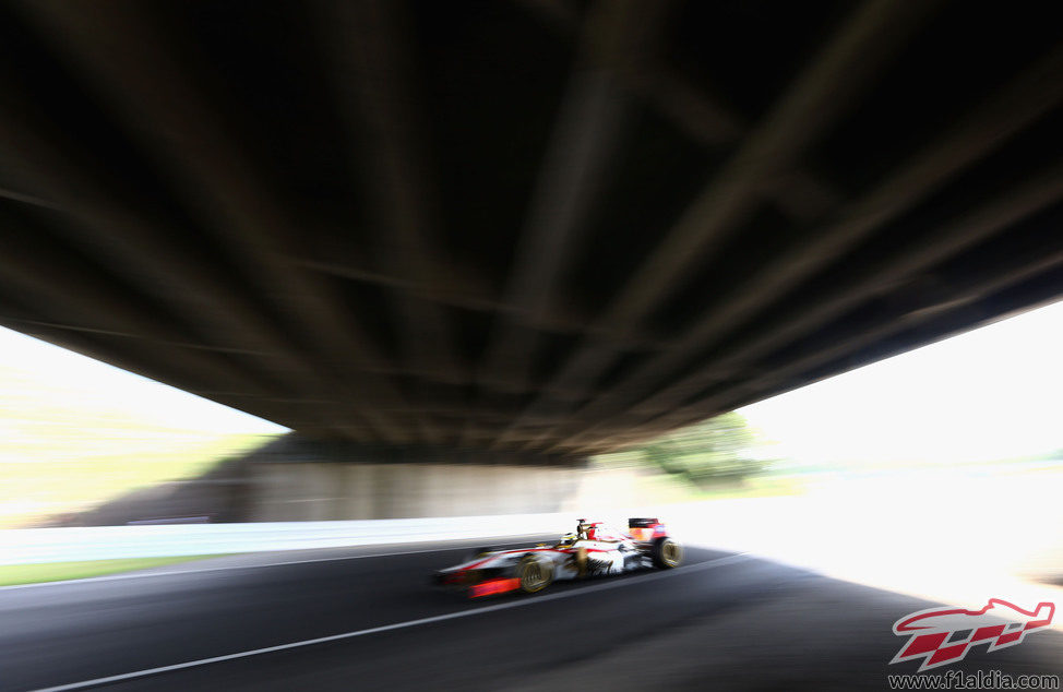 Pedro de la Rosa en la clasificación del GP de Japón 2012