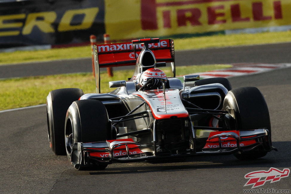 Jenson Button acarició el podio en Suzuka