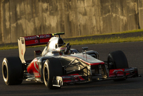 Lewis Hamilton terminó quinto el GP de Japón 2012