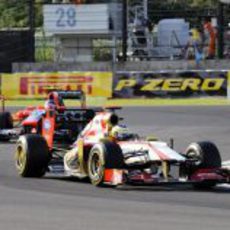 Pedro de la Rosa terminó 18º la carrera de Japón