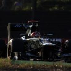 Heikki Kovalainen llevó su CT01 hasta la 15ª plaza en Japón