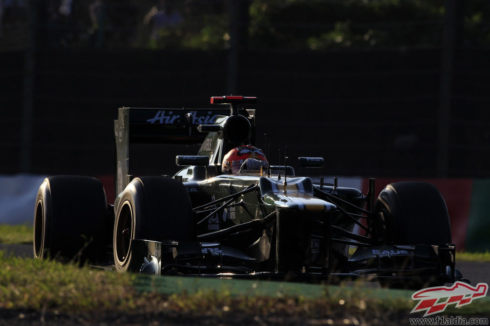 Heikki Kovalainen llevó su CT01 hasta la 15ª plaza en Japón