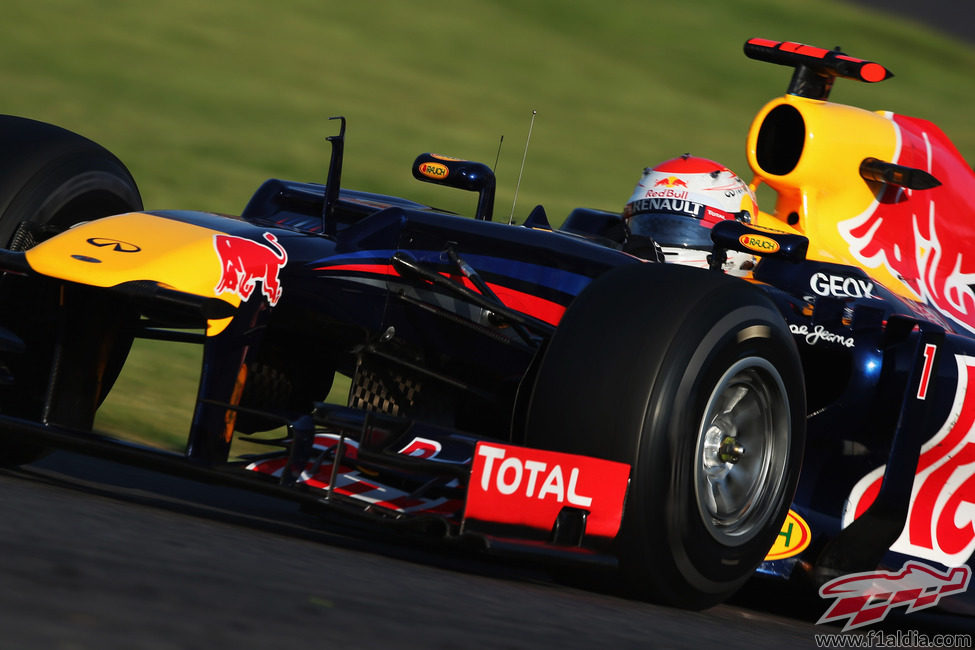 Sebastian Vettel ocupó la primera posición durante todo el GP de Japón 2012