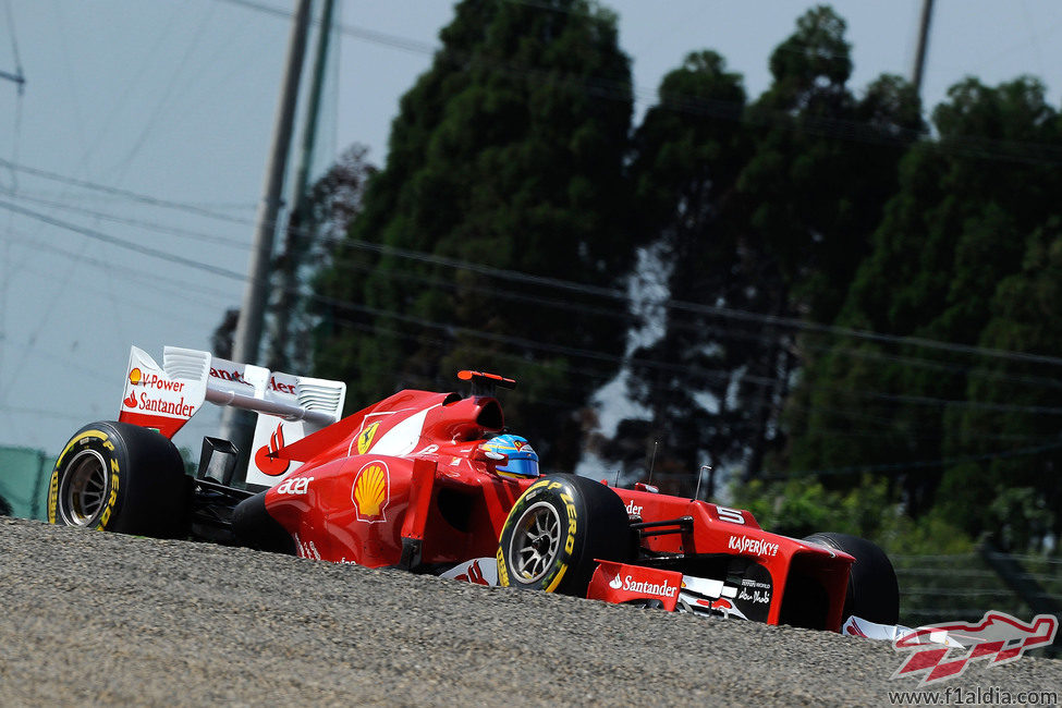 Fernando Alonso hizo un único intento en Q3