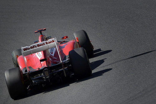 La trasera del F2012 de Fernando Alonso