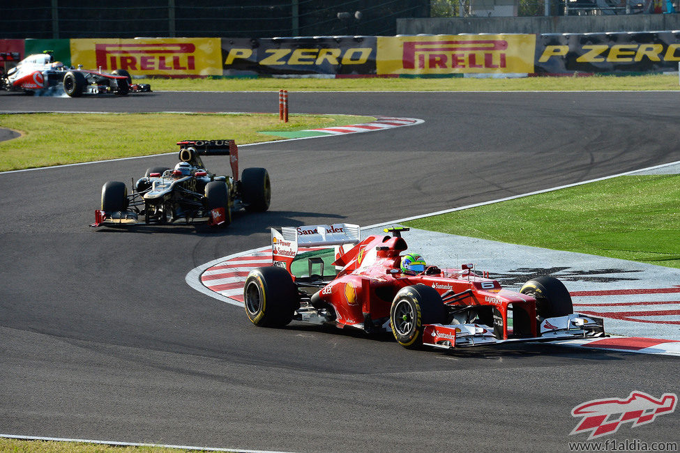 Felipe Massa exprimió al máximo el F2012 en Japón