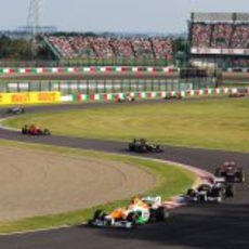 Nico Hülkenberg atraviesa las 'eses' de Suzuka