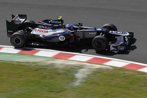 Valtteri Bottas prueba el FW34 para Williams