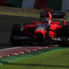Timo Glock prueba las mejoras de Marussia en los Libres 1