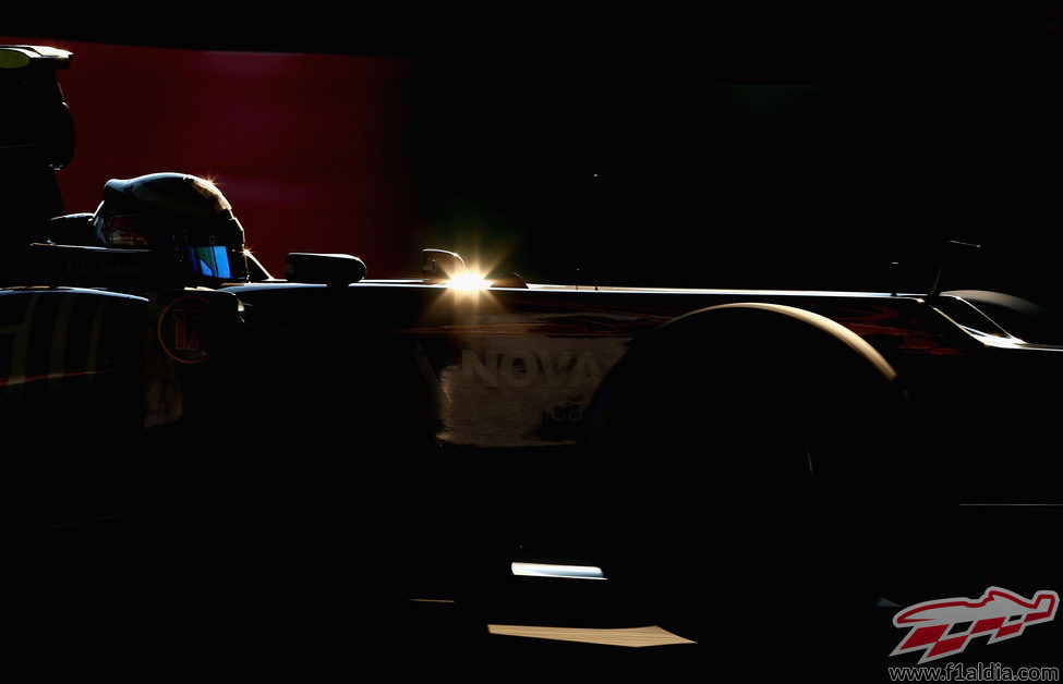 Jean-Eric Vergne rueda en el Gran Premio de Japón