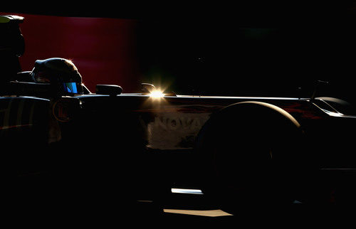 Jean-Eric Vergne rueda en el Gran Premio de Japón