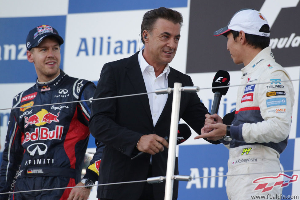 Jean Alesi entrevista a Kamui Kobayashi