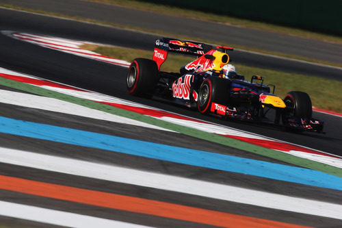 Sebastian Vettel lideró los segundos libres en Corea