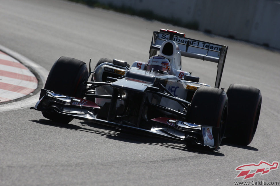 Kamui Kobayashi completa los Libres 1 del GP de Corea 2012