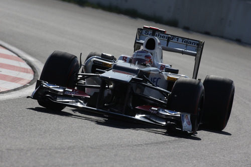 Kamui Kobayashi completa los Libres 1 del GP de Corea 2012