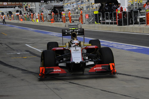 Dani Clos rueda con el F112 en los Libres 1 del GP de Corea 2012