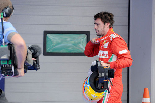 Fernando Alonso fue cuarto en la clasificación de Corea 2012