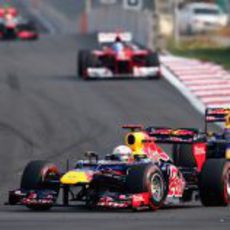 Sebastian Vettel lidera del GP de Corea 2012