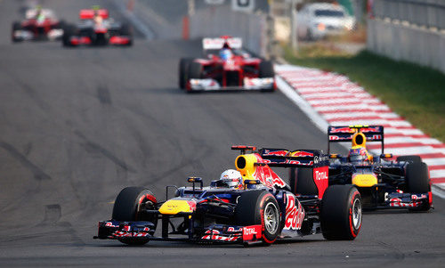Sebastian Vettel lidera del GP de Corea 2012