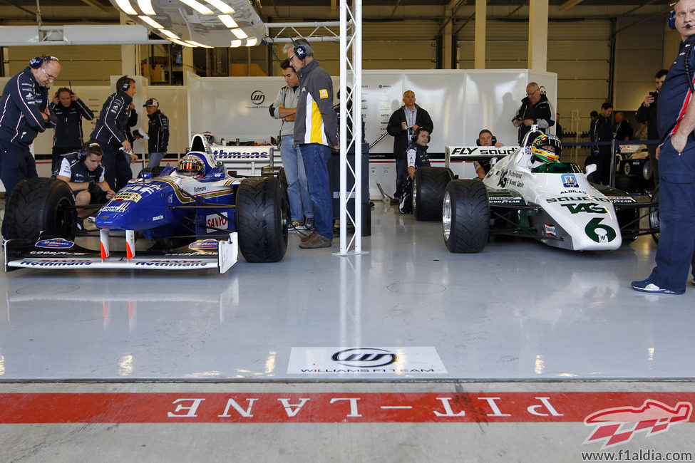 Monoplazas clásicos en Silverstone